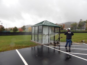 Rinsing Weather Shelter
